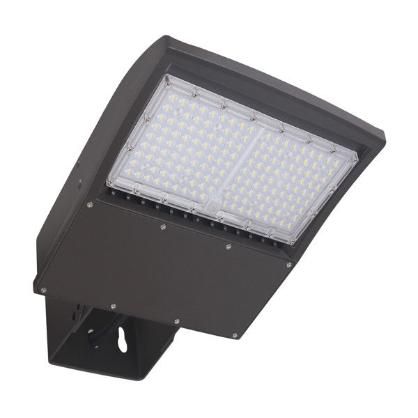 100W LED Shoeboxは保証5年ののテニス コートのバドミントン裁判所のフットボール競技場のためのヨークの台紙によってつく